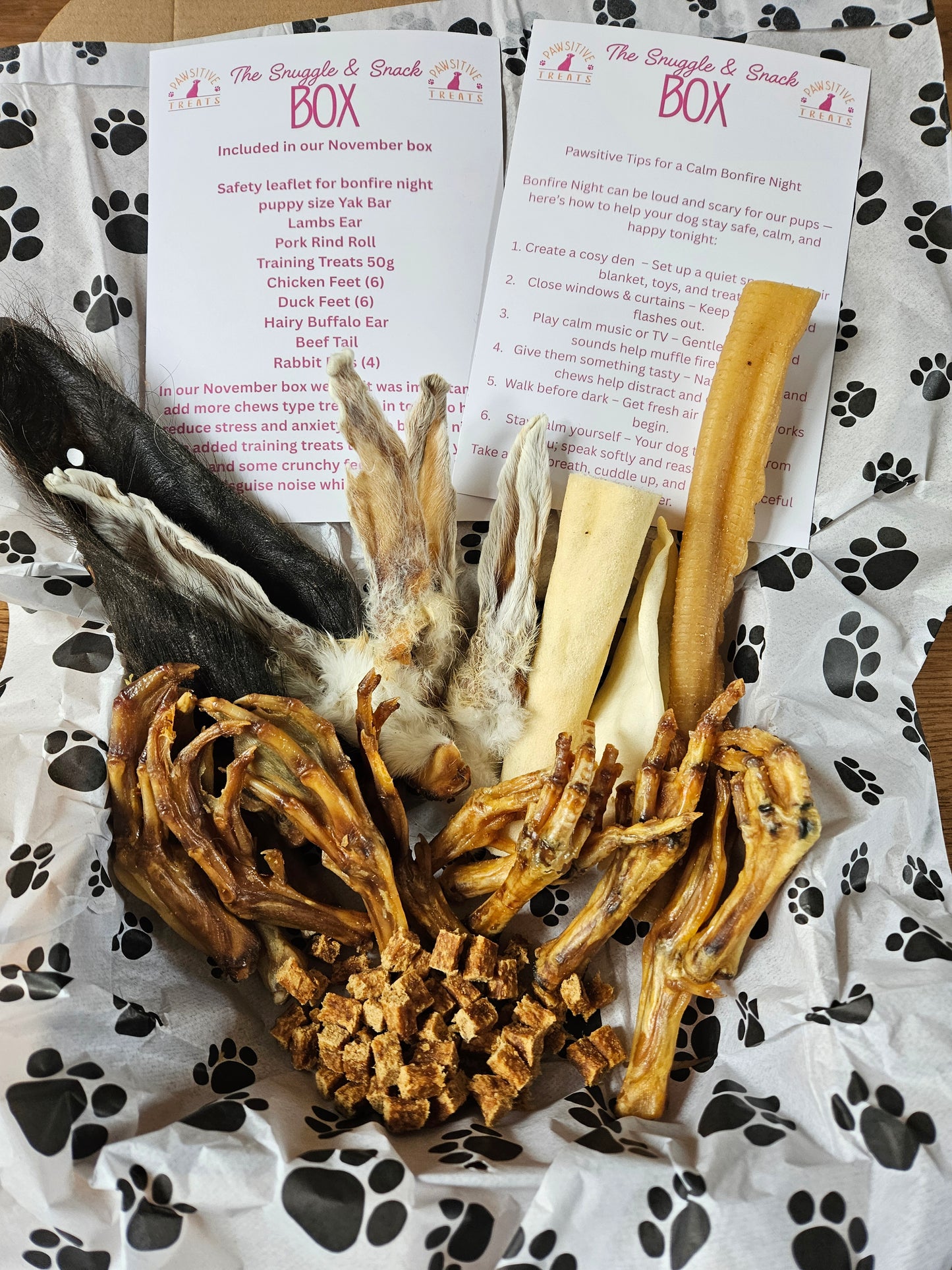 Natural Dog Treat Box | 100% Natural Dog Treats | Pawsitive Treats UK